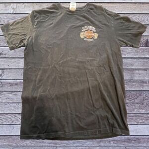 Harley-Davidson Large T-Shirt Mens Black Vtg Lynchburg TN Skull Graphic 2015‎
